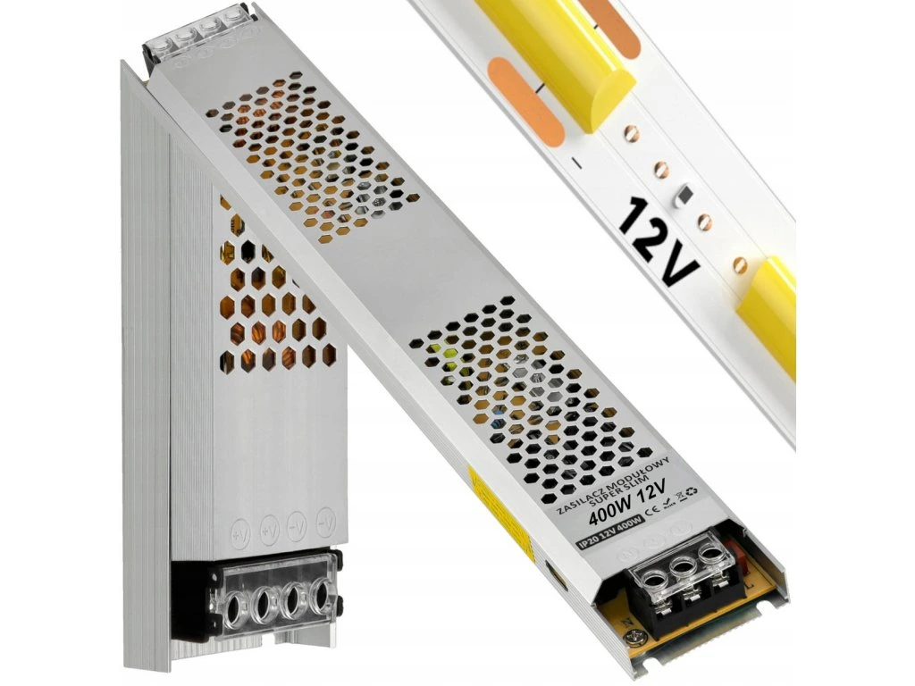 Tenký LED zdroj 12V - 400W - 33,33A - IP20